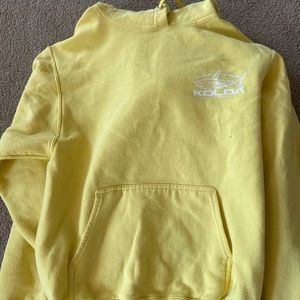 Yellow surf sweatshirt